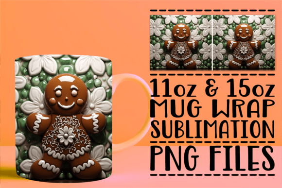 Festive Season 3d Sublimation Mug Design Graphics