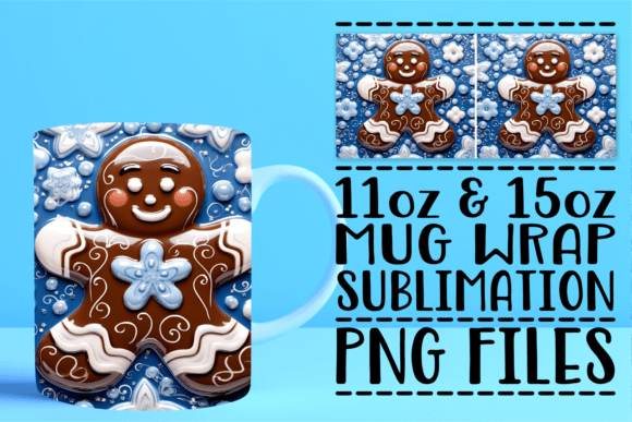 Festive Season 3d Sublimation Mug Design Graphics