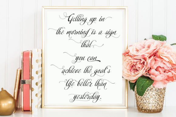 Calligraphy Font - Preview 1