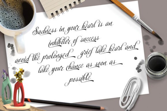 Calligraphy Font - Preview 3