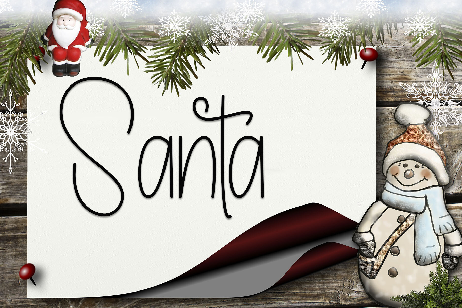 Christmas Diary Font - photo 3