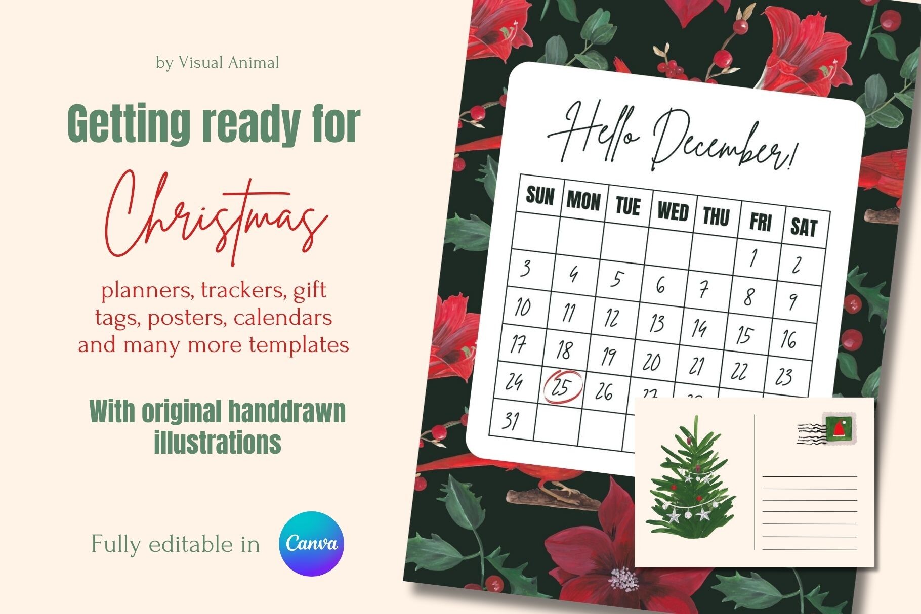 Christmas Templates, Planners, Cards Pdf