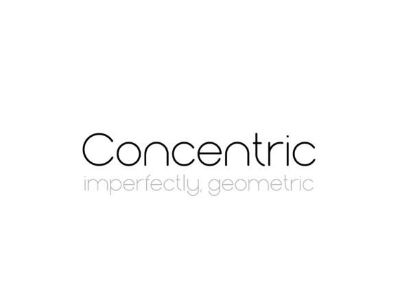 Concentric Font - Preview 5