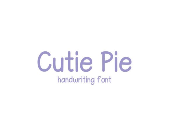 Cutie Pie Font - Preview 3