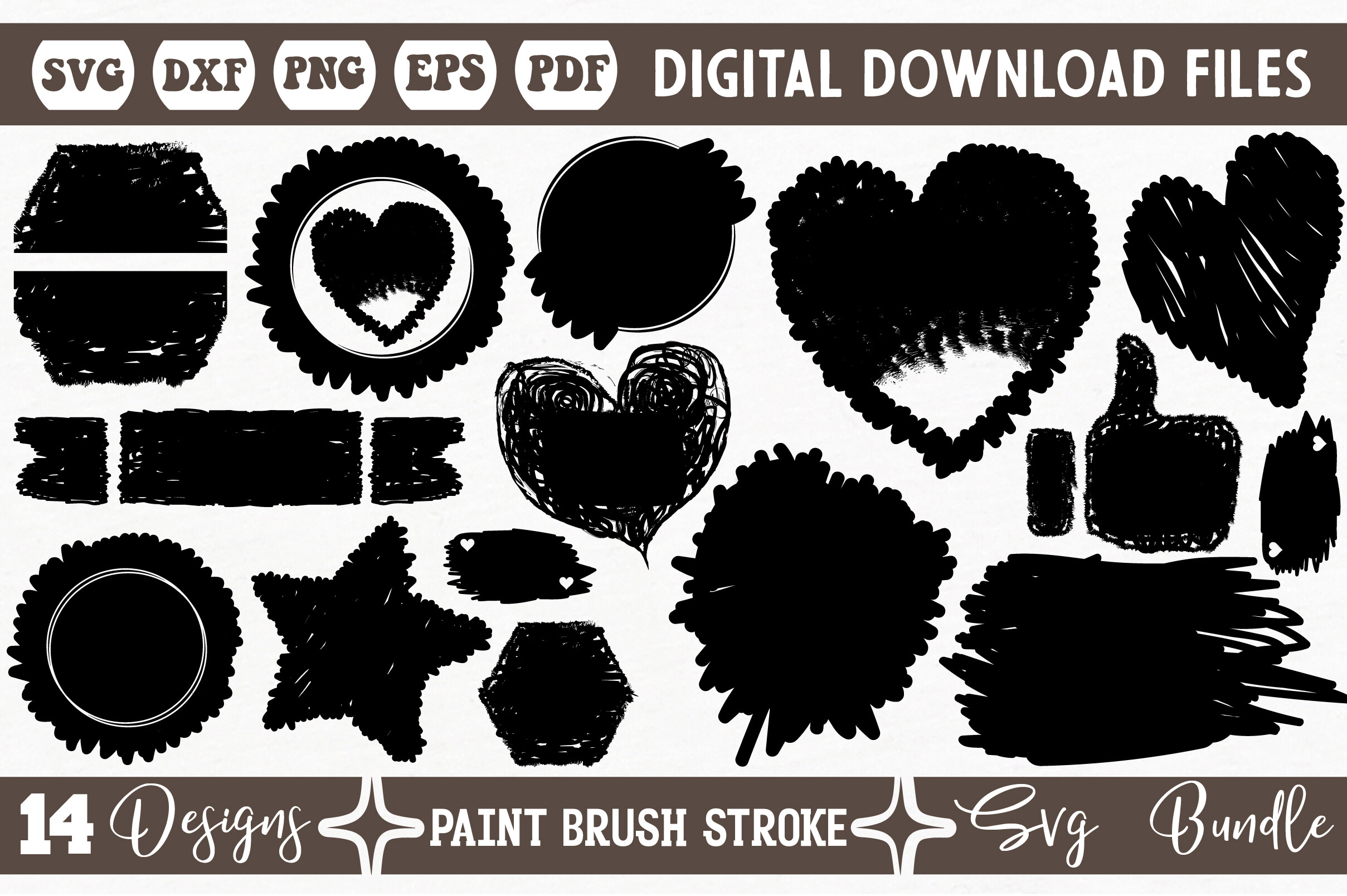 Paint Brush Stroke Bundle Graphic by belysvgbundlefiles · Creative Fabrica