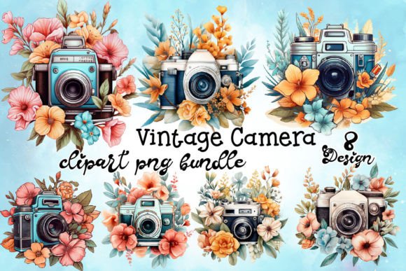 Vintage Camera Clipart PNG