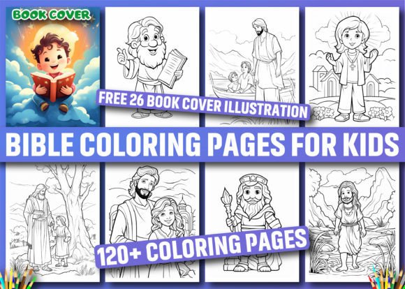 120+ Bible Coloring Pages For Kids