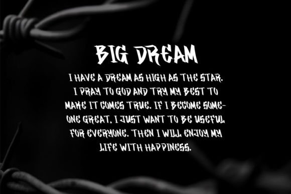 Black Beard Font - Preview 2