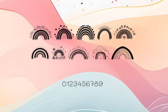 Boho Rainbow Font - Preview 3