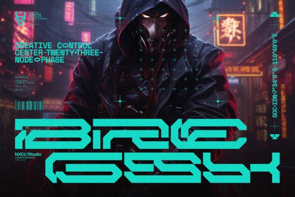 Brayqose Expanded Font - Preview 1
