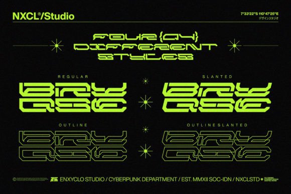 Brayqose Expanded Font - Preview 5