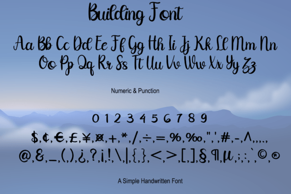 Building Font - Preview 3