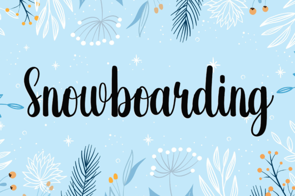 Cheereful Snow Font - Preview 1