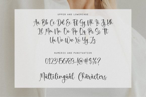 Daisy Perfume Font PNG with transparent background - Preview 5
