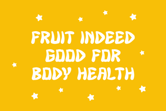 Fruite Drink Font - Preview 4