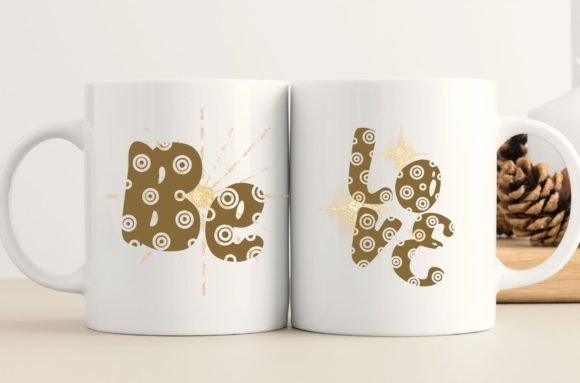 Fun Circle Font PNG with transparent background - Preview 3