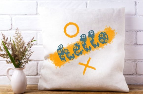 Fun Circle Font PNG with transparent background - Preview 4