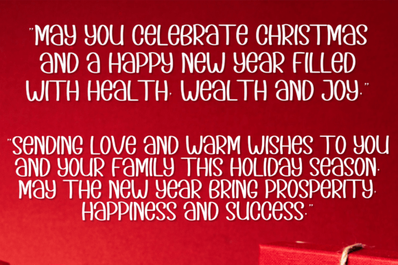Happywinter Font PNG with transparent background - Preview 3