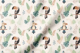 Jungle Seamless Pattern, Safari Paper Graphic by JulzaArt · Creative ...