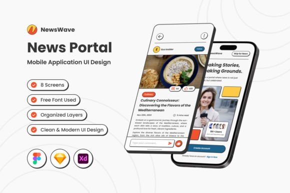 NewsWave - Neo Brutalism News Portal