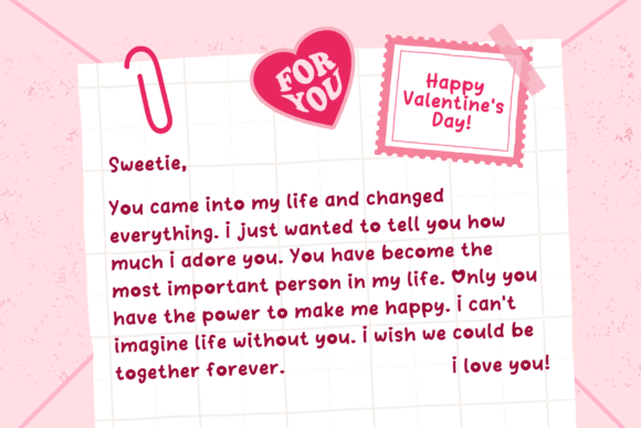 Pink Memory Font PNG with transparent background - Preview 1