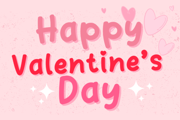 Pink Memory Font PNG with transparent background - Preview 2