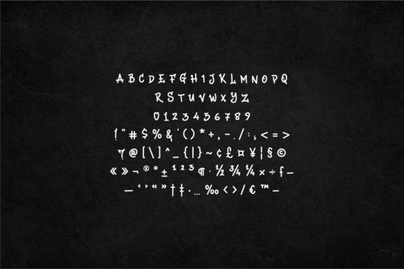 Sagobe Font font preview - 3