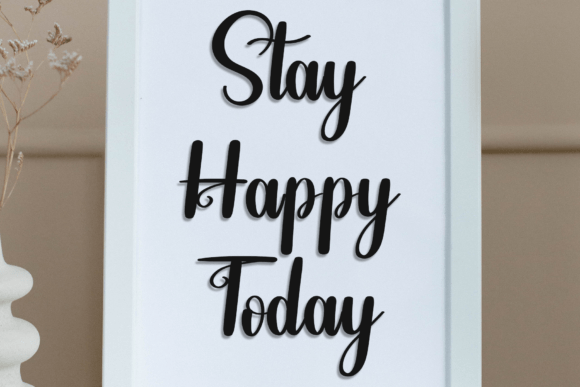 Santa Calls Font PNG with transparent background - Preview 2