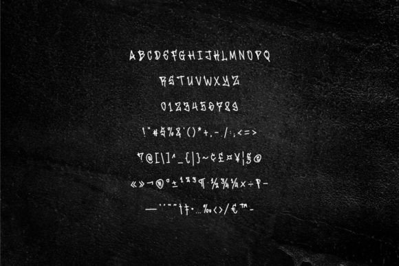 Art of Speak Font - Preview 3
