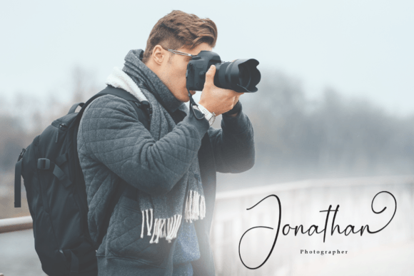 Calistha Calligraphy Font PNG with transparent background - Preview 4