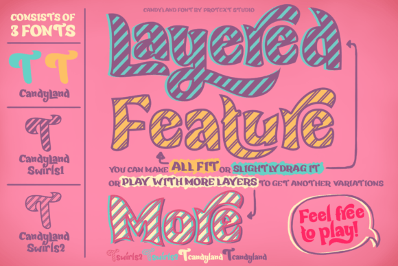 Candy Land Font - Preview 1