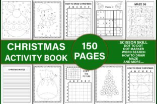 Christmas Activity Book for Kids Graphic by Asma Store · Creative Fabrica