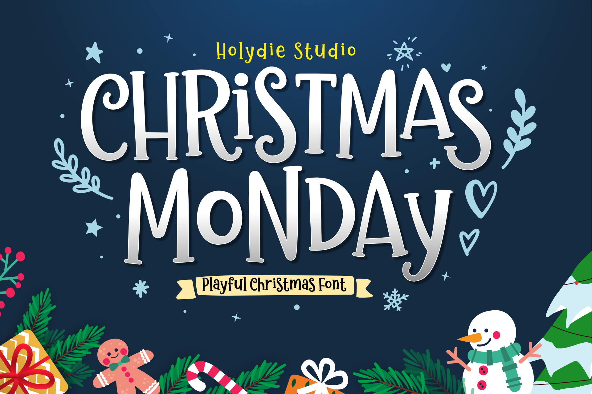 Christmas Monday Font - photo 1