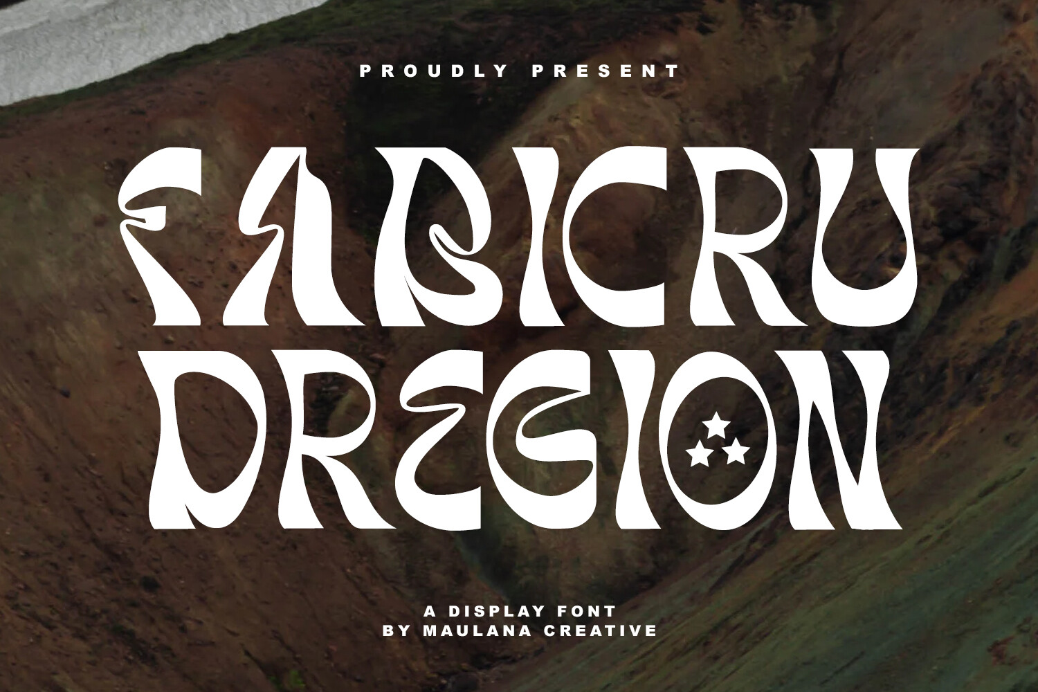 Fabicru Dregion Font by Maulana Creative · Creative Fabrica