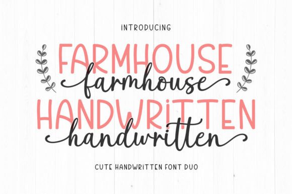 Farmhouse Handwritten font preview