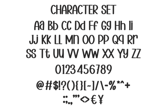 Farmhouse Vegetables Font PNG with transparent background - Preview 6