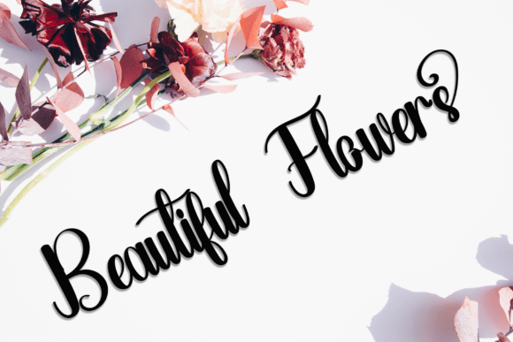 Flowers Bloom Font - Preview 5