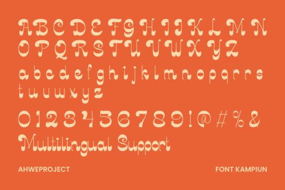 Kampiun Font PNG with transparent background - Preview 2