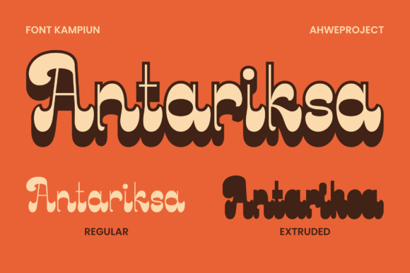 Kampiun Font PNG with transparent background - Preview 4