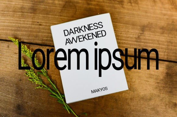 Makyose Font PNG with transparent background - Preview 1
