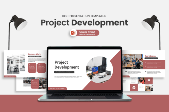 Preview of Project Development - PowerPoint PowerPoint template