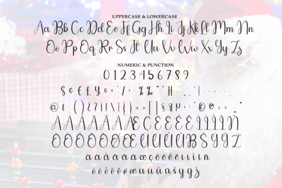 Santa Carnival Font PNG with transparent background - Preview 6