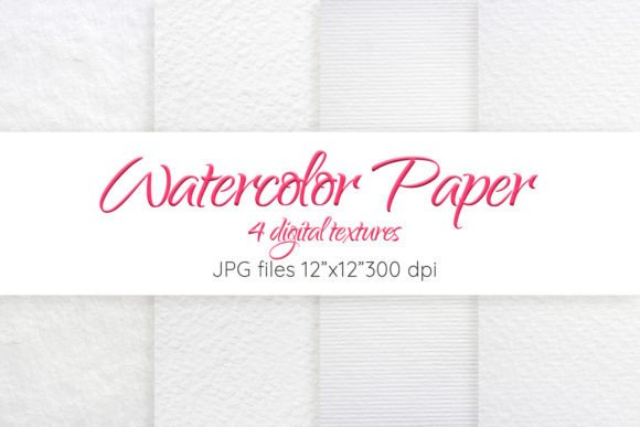 Watercolor Paper Texture Digital Paper