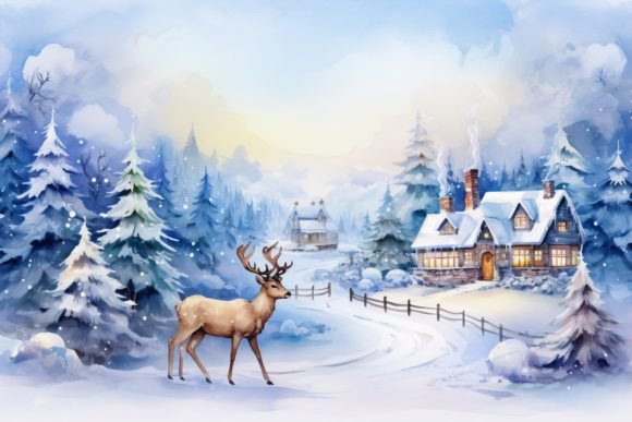 Winter Christmas Background
