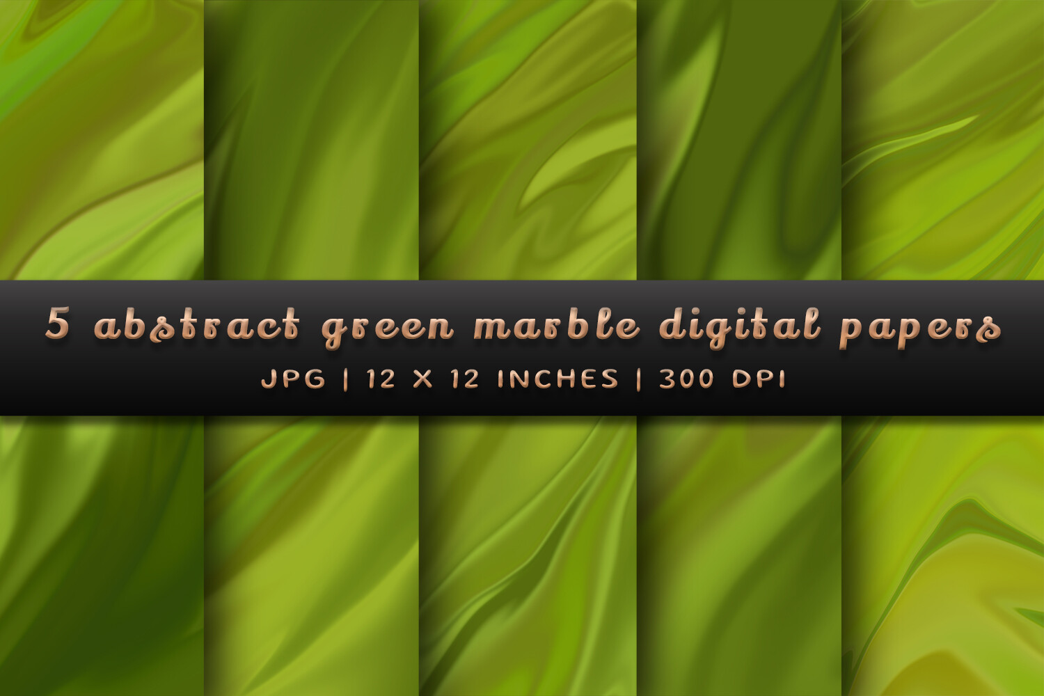 Abstract Green Marble Digital Papers Graphic by Pugazh Logan · Creative ...