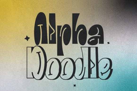 Alpha Doodle Font - Preview 2