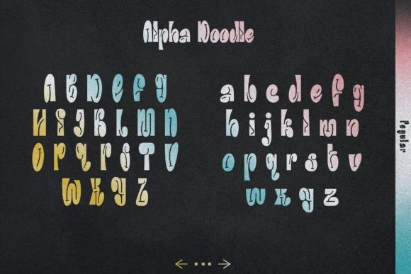 Alpha Doodle Font - Preview 3