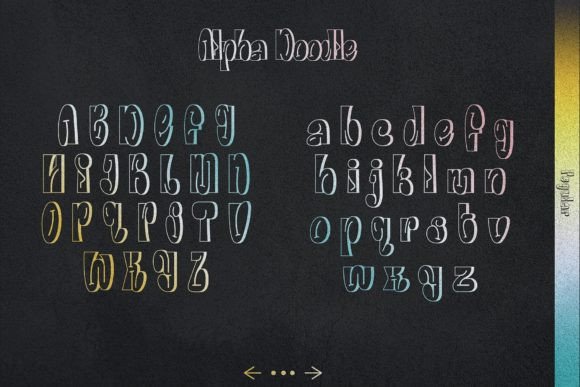 Alpha Doodle Font - Preview 5