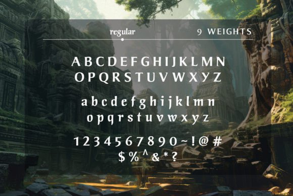 Angkor Dynasty Font - Preview 2