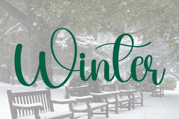 Christmas Jungle Font - Preview 1